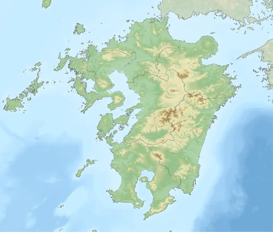 1792 Unzen landslide and tsunami is located in Kyushu
