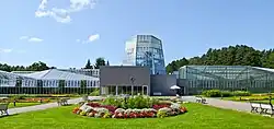 The main building of Tallinn Botanic Garden.