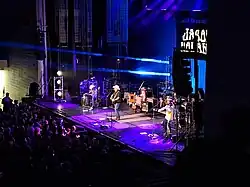 Jason Boland & The Stragglers performing in Muskogee, Oklahoma on June 6, 2025.