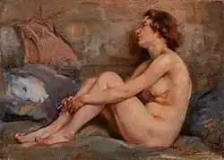 Nude with Cigarette, c. 1900
