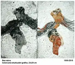 Untitled (coloured structural print), 23 × 29&nbsp;cm, 1968–2010