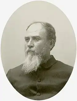 Gentleman in victorian suit with whiskers