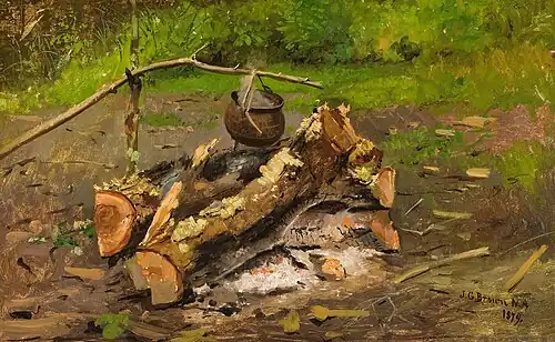 Camp in Vermont, 1879