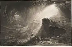 Joshua Commanding the Sun to Stand Still (1827). Mezzotint and etching, plate, 57.1 x 77.8&nbsp;cm. National Gallery of Art, Washington D.C.