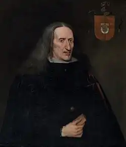 José Pellicer de Ossau y Tovar, by Juan Carreño de Miranda.