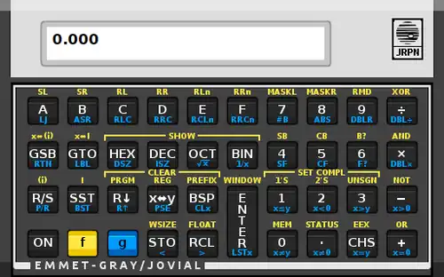 JRPN (Legacy), vector fonts UI