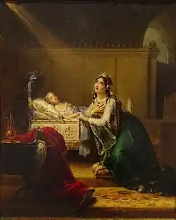 The Sick Child, or Clotilde asking for the healing of her son, 1819 or 1865