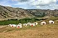 Yurts. Gorkhi-Terelj National Park