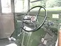 Cab of an Austin K2/Y Ambulance.
