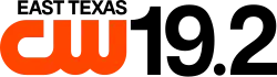 The words "East Texas" above The CW logo, with "19.2" to the right at full height