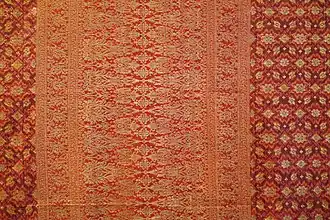 Terengganu songket, the Limar Songket Bertabur cloth from the 19th century, the collection of Textile Museum, George Washington University