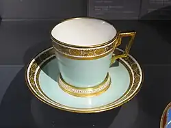 Vienna cup with low gallery, c. 1800