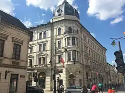 Historic apartment building of the Scheibler family