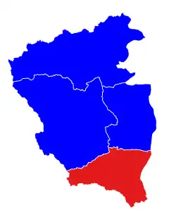 Location in Thayet district