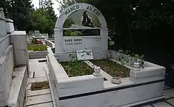 The grave of Barış Manço.