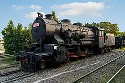 DT609, one of 39 locomotives of the DT580 Class (based on the 9600 Class steam locomotives from Japan) preserved in Kaohsiung, Taiwan