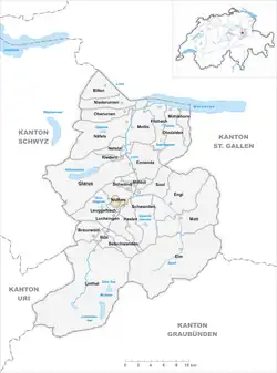 The former municipal area (2005)