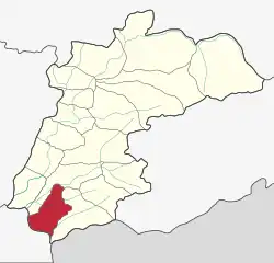 Location of Perumbatta within West Eleri