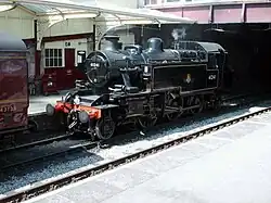 41241 Running around its train at Keighley