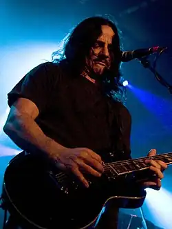 Hickey performing with Seventh Void in 2010