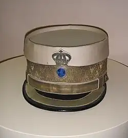 White (summer) kepi of a lieutenant general, c. 1910