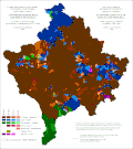 Ethnic structure of Kosovo and Metohija by settlements 1991