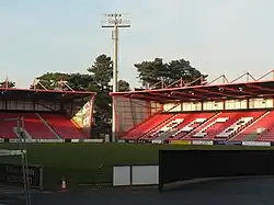 Part of the Dean Court stadium