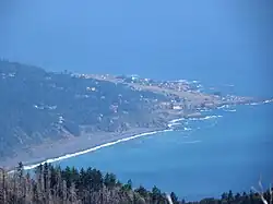 Aerial view of Shelter Cove
