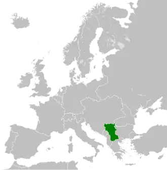 The Kingdom of Serbia in 1914