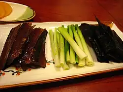 Prepared gwamegi with ssam