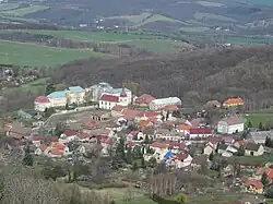 View from the Kostomlaty castle