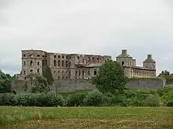 An external view of the castle