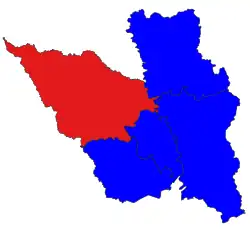 Location in Nyaunglebin district