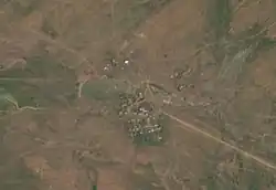 Kyzyltu as viewed from space (Sentinel-2 L1C satellite data, modified)