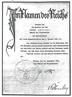 Promotion to Konteradmiral