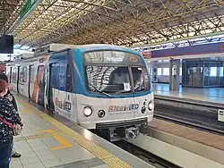 2000 class with newer LED signage at Recto station