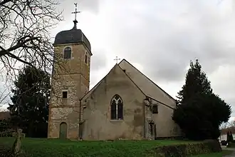 The church in La Chapelle-Saint-Sauveur