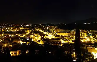 A night view of La Garde in 2008