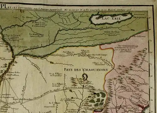 La Rivière de Missisipi et ses environs dans l'Amerique septentrionale (1715)