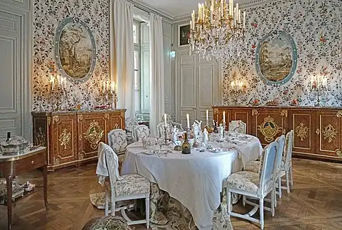 Dining room of the Intendant Ville d'Avray