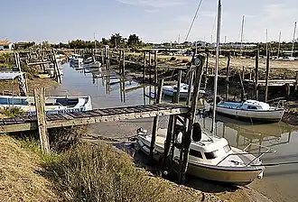 The moorings in La Couarde-sur-Mer
