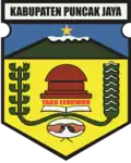 Coat of arms of Puncak Jaya Regency
