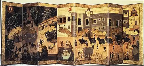 Large screen of the Palace of the Viceroys of Mexico, ca. 1676-1700, Mexico City, Museum of the Americas