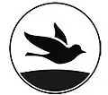 Pictogram for Largo da Paz (lit. 'Peace Square') station, depicting a dove