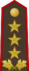 Ģenerālleitnants[31] (Latvian Land Forces)