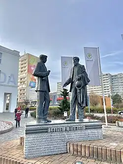 Memorial of Václav Laurin and Václav Klement
