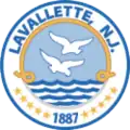 Official seal of Lavallette, New Jersey