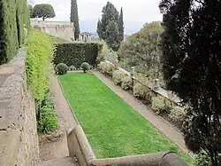 Lower terrace garden