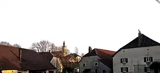 The bell tower and surroundings in Lemuy