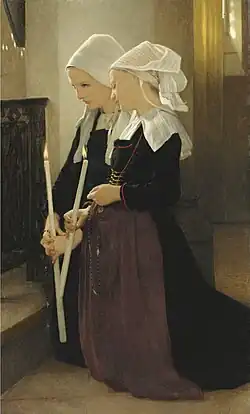 Le voeu à Sainte-Anne-d'Auray by William-Adolphe Bouguereau